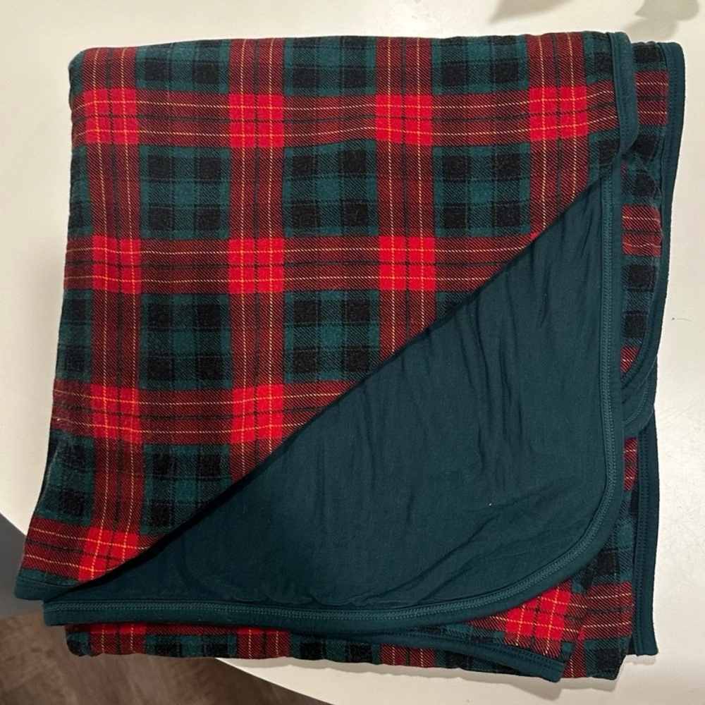 Little Sleepies Tartan Plaid Cloud blanket